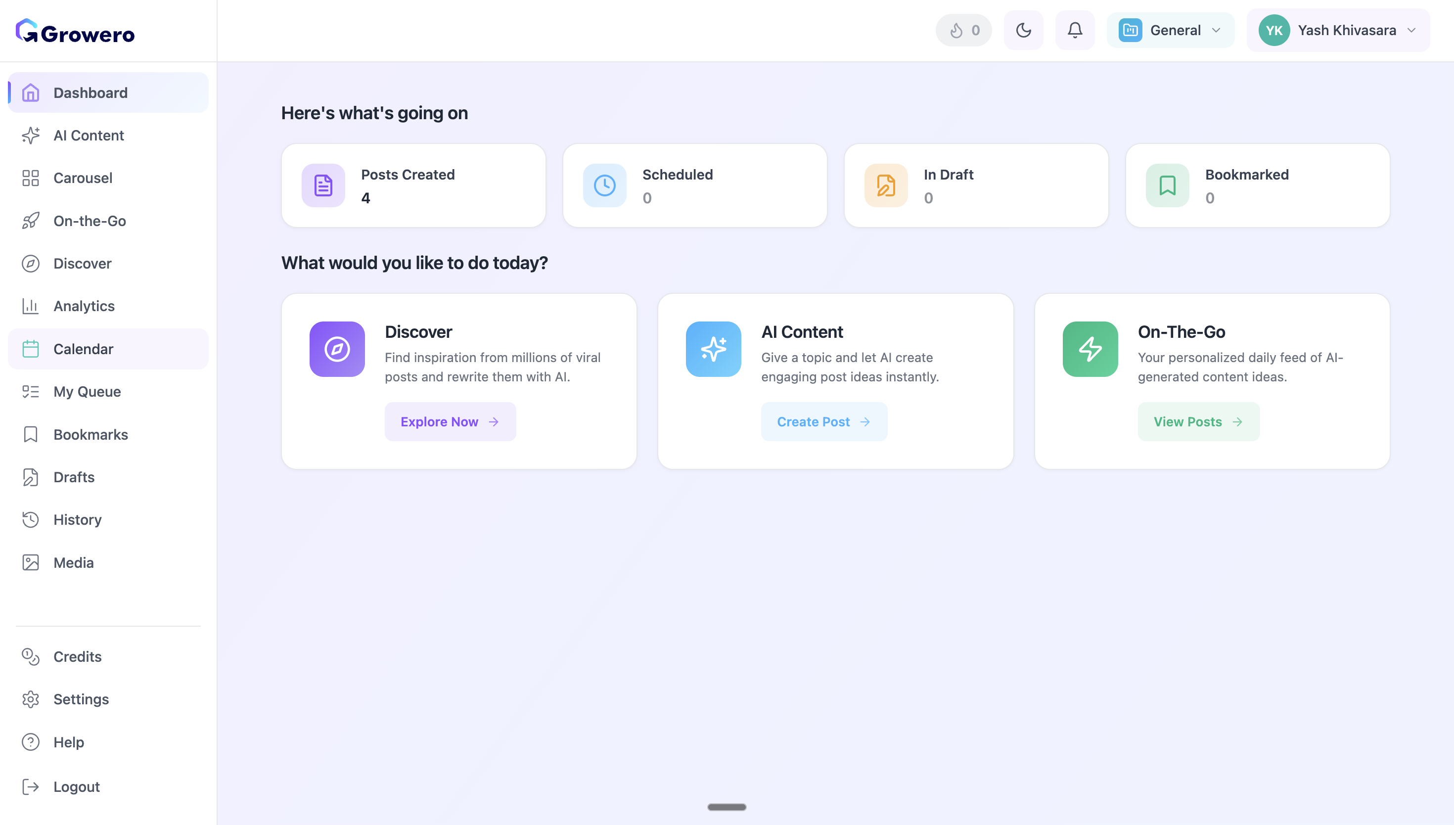Growero Dashboard